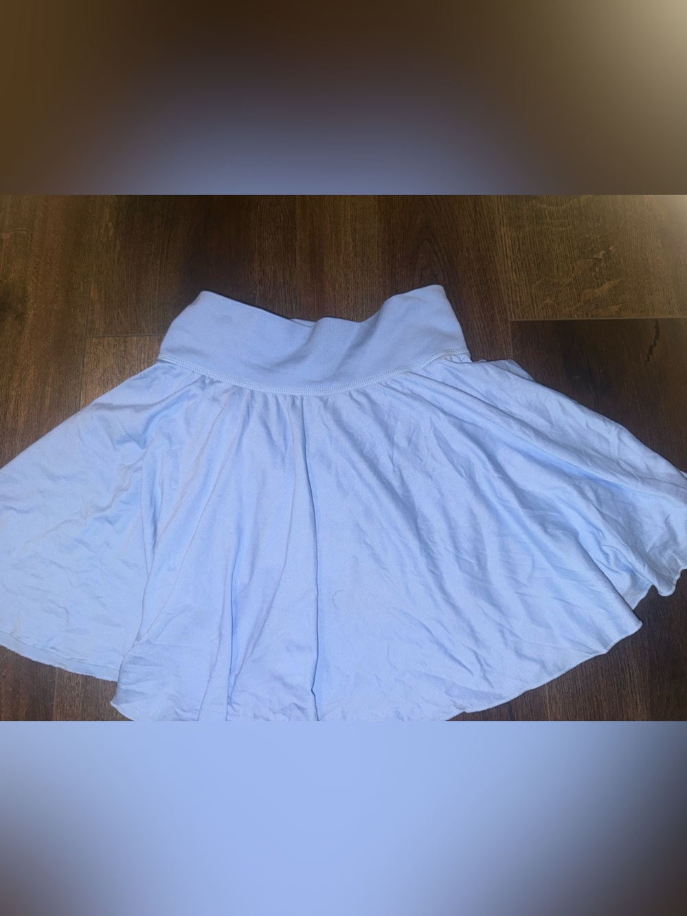 Light Blue Women's Flared Athletic Skort